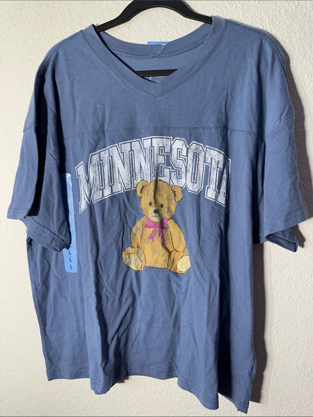 State of Mind Blue Minnesota Teddy Graphic Tee